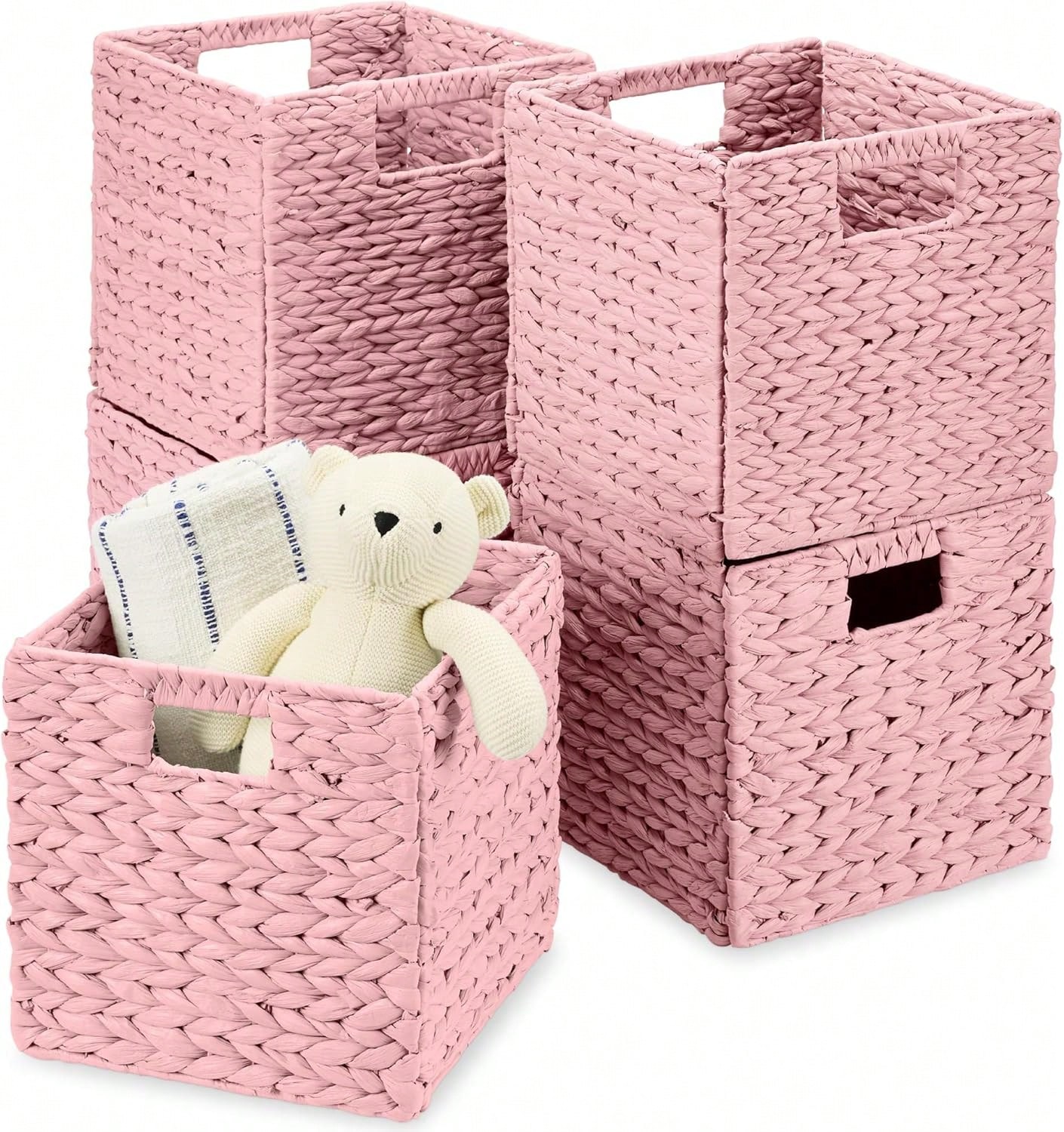 Kids Toys Basket - Confezione da 5 cesti portaoggetti a