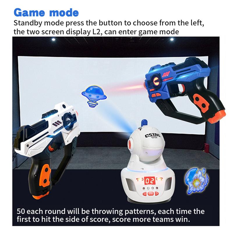 Laser Tag Set Kids - Tag laser elettrico Pistole giocattolo Proiettore