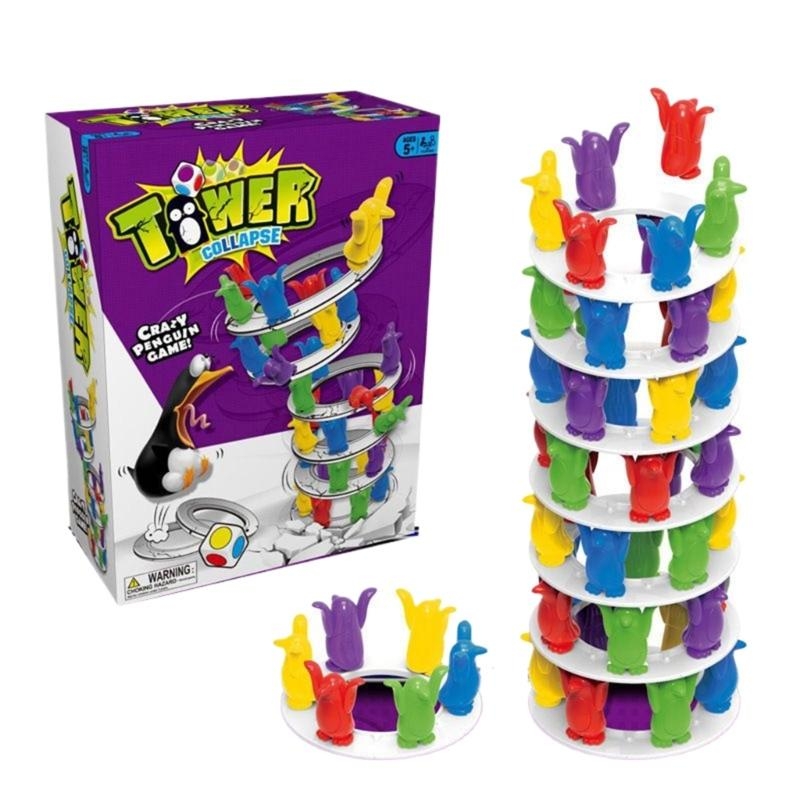 Kids Quirky Toys - Game impilamento della torre Build Build