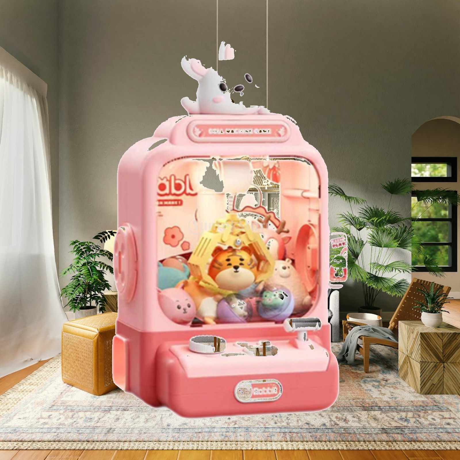 Kids Toys Vending Machine - Macchina Elettronica Acchiappa Peluche con Suoni,