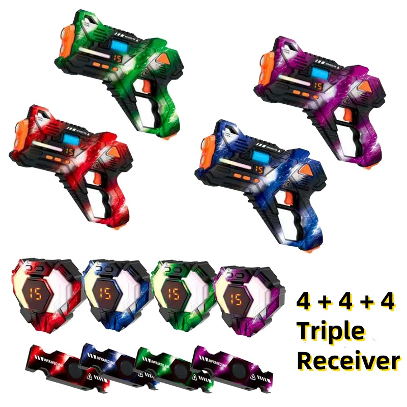 Laser Tag Set Kids - CSTAG 4x4x4 Pistole Laser Tag Set