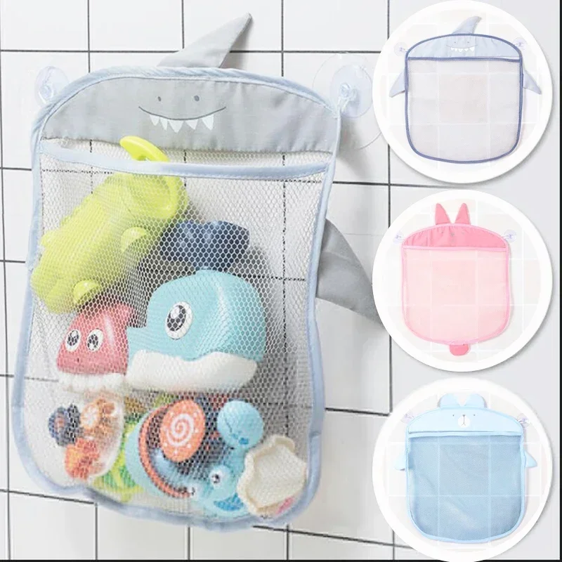 Kids Toys Basket - Borsa a rete per riporre giocattoli