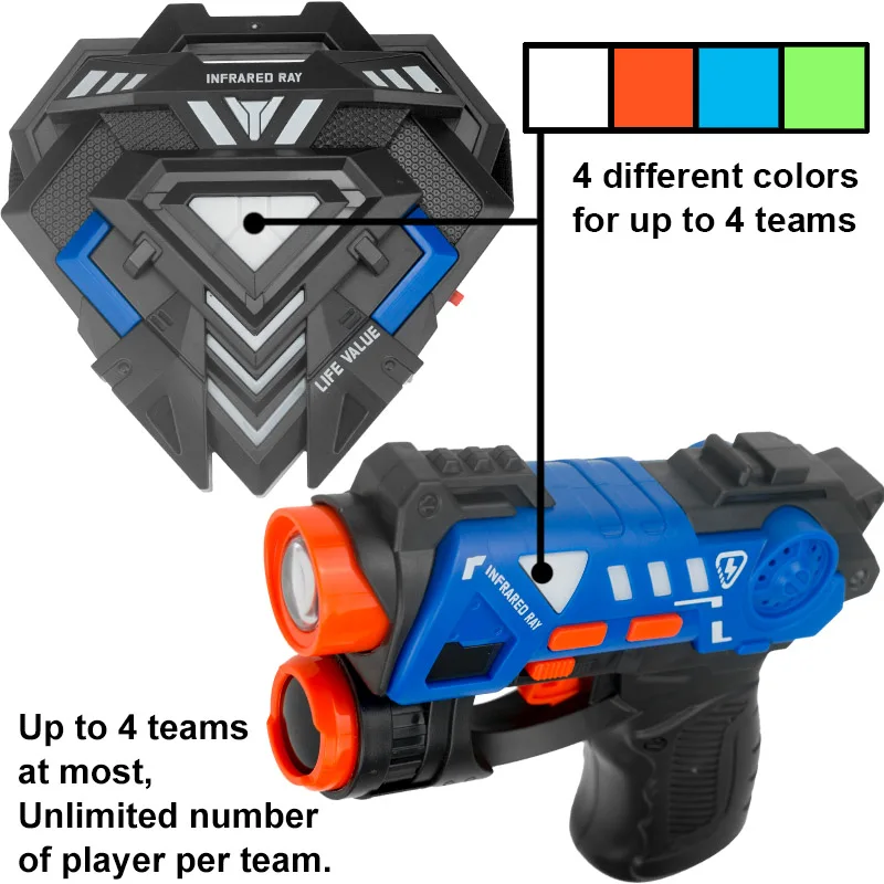 Set di Pistole a Infrarossi pe - Laser Tag Set Kids recensione e prezzo