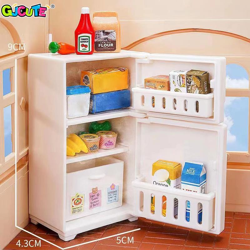 1/12 Mini frigorifero bianco p - Kids Toys Kitchen Set recensione e prezzo