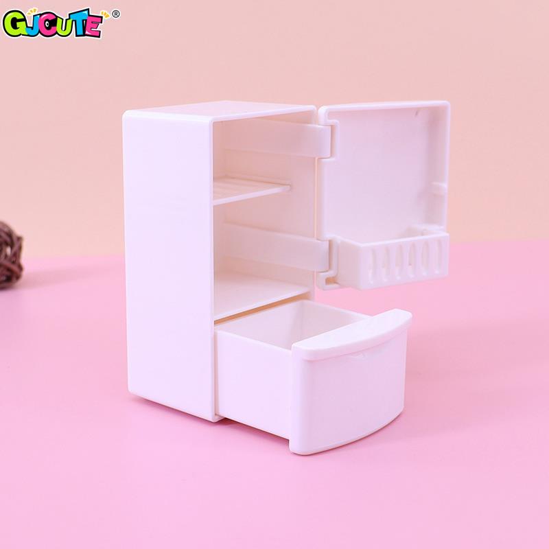 1/12 Mini frigorifero bianco p - Kids Toys Kitchen Set recensione e prezzo