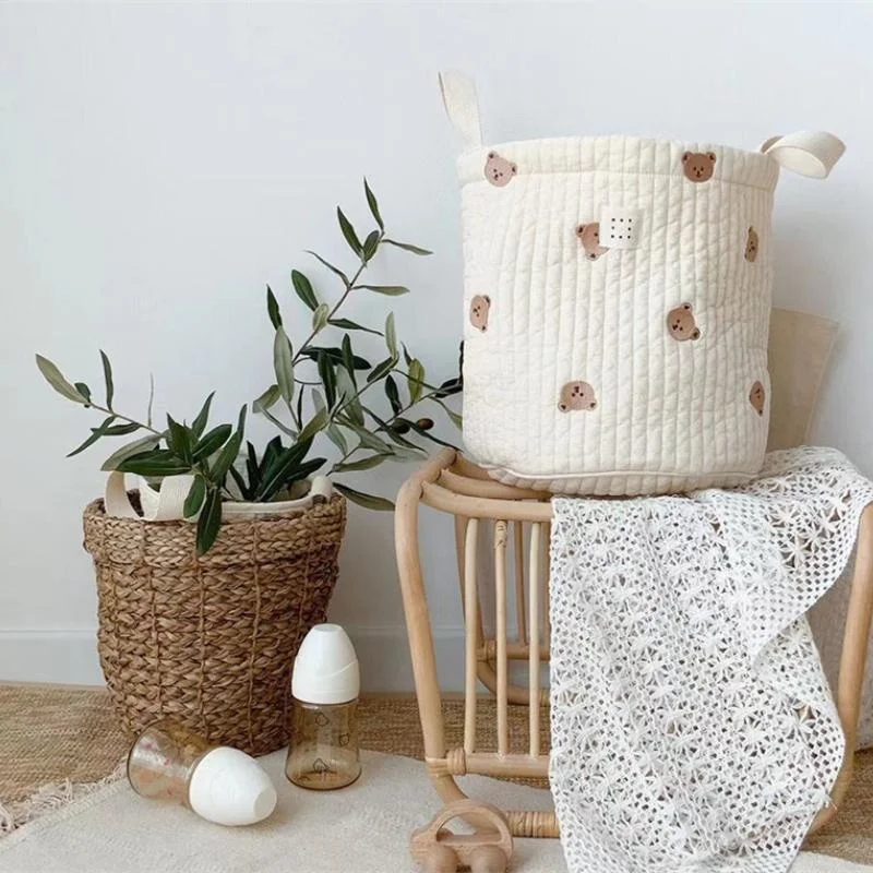 Simpatico orso ricamo borsa pe - Kids Toys Basket recensione e prezzo
