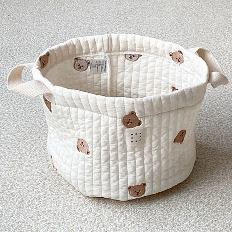 Simpatico orso ricamo borsa pe - Kids Toys Basket recensione e prezzo
