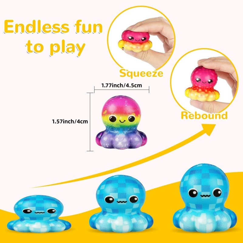 6/12 Pezzi di Polpo Morbidi An - Kids Toys Basket recensione e prezzo